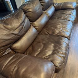 Leather Sofa Set