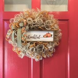 New Fall Handmade Wreath
