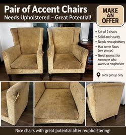 Pair of accents Chairs