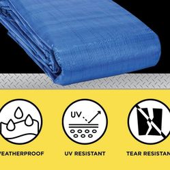 Blue Poly Tarp