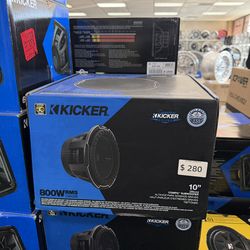 (SALE) KICKER COMPQ SERIES 10” SUBWOOFER