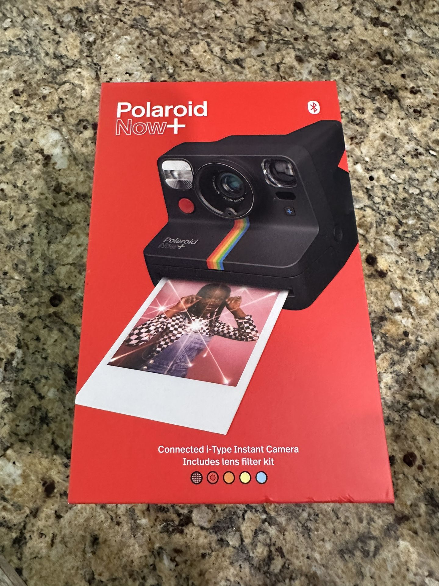 Polaroid Camera With Lens Filter