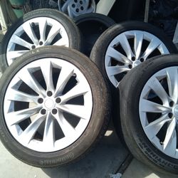 OEM 20" Tesla Wheels