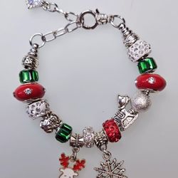 Christmas Chunky Charm Bracelets