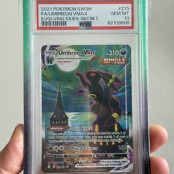 Umbreon VMAX Alt Art GEM MINT PSA 10 - SWSH Evolving Skies 215/203