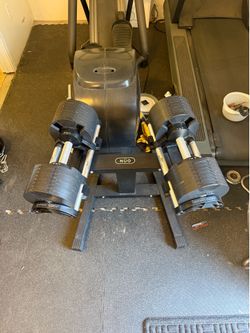 SMRTFT Nuobell 80lb adjustable dumbbells