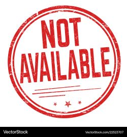 not available
