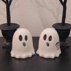 small ceramic ghost figurine