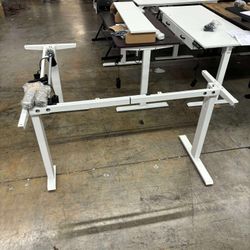 L shape Standing desk (frame only)(scratch)