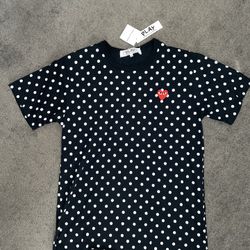 Comme Des Garçons PLAY spotted T-Shirt