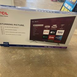 TCL 43S433 43 Class 4K UHD Roku Smart TV