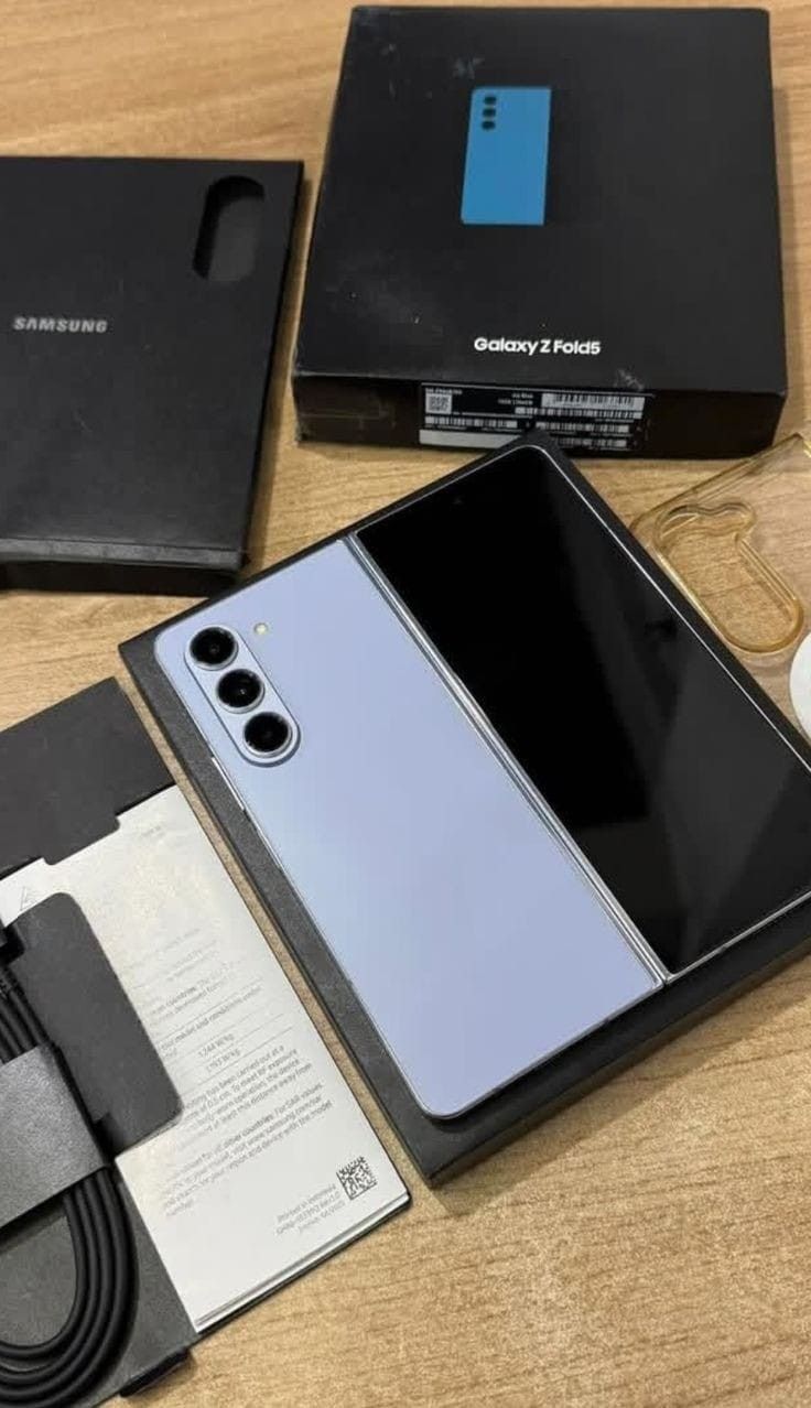 Samsung Galaxy Z Fold 5 Unlocked, FREE Smartwach/ Headphones. Pay $1 Today Rest in payments. NO CREDIT NEEDED FINANCING