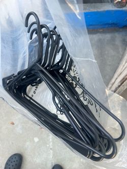 Black hangers