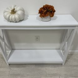 console table 39.5” wide 32” high