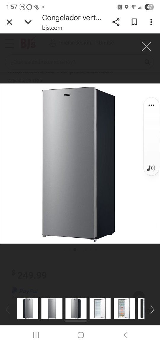 Freezer Vertical Emerson