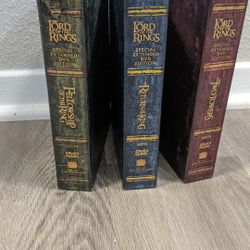 Lord Of The Rings Platinum Series DVDs
