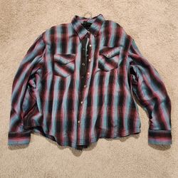 Milwaukee Leather Mens Kevlar Lined Protection Shirt 5XL Biker Armor Black Plaid