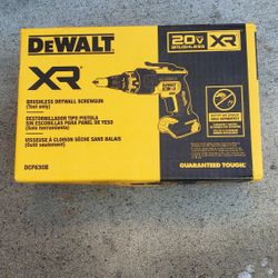 Dewalt 20v Drywall Gun Brushless XR  Brand New Tool Only 