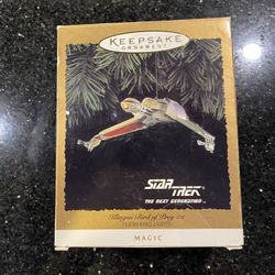 Vintage Star Trek Klingon Bird of Prey 1994 Hallmark Ornament