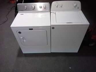 Washer and dryer set