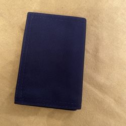 Men’s Wallet Blue Trifold 