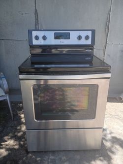 Whirlpool stove stainless steel