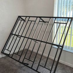Metal Plain Bed frame Full Size
