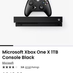Xbox One X 1 TB