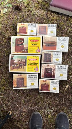 Vintage Miniature Furniture