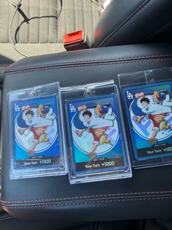 Dodgers One Piece Luffy Card