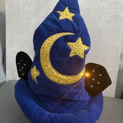 Walt Disney World 100 Yrs. Of Magic Sorcerer Fantasia Mickey Hat Lights Up