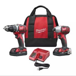 Milwaukee 2691-22 Compact Drill and Impact Driver Combo Kit 18-Volt