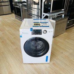 GE 2.4 Cu. Ft. White Front Load ENERGY STAR Washer With Steam - GFW148SSMWW LC   