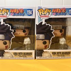 Kiba With Akamaru Funko Pop Set