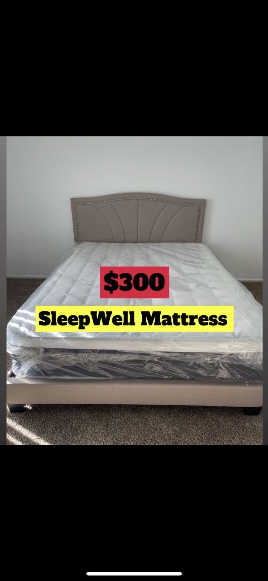 Queen Size Bed Frame With Mattress Included