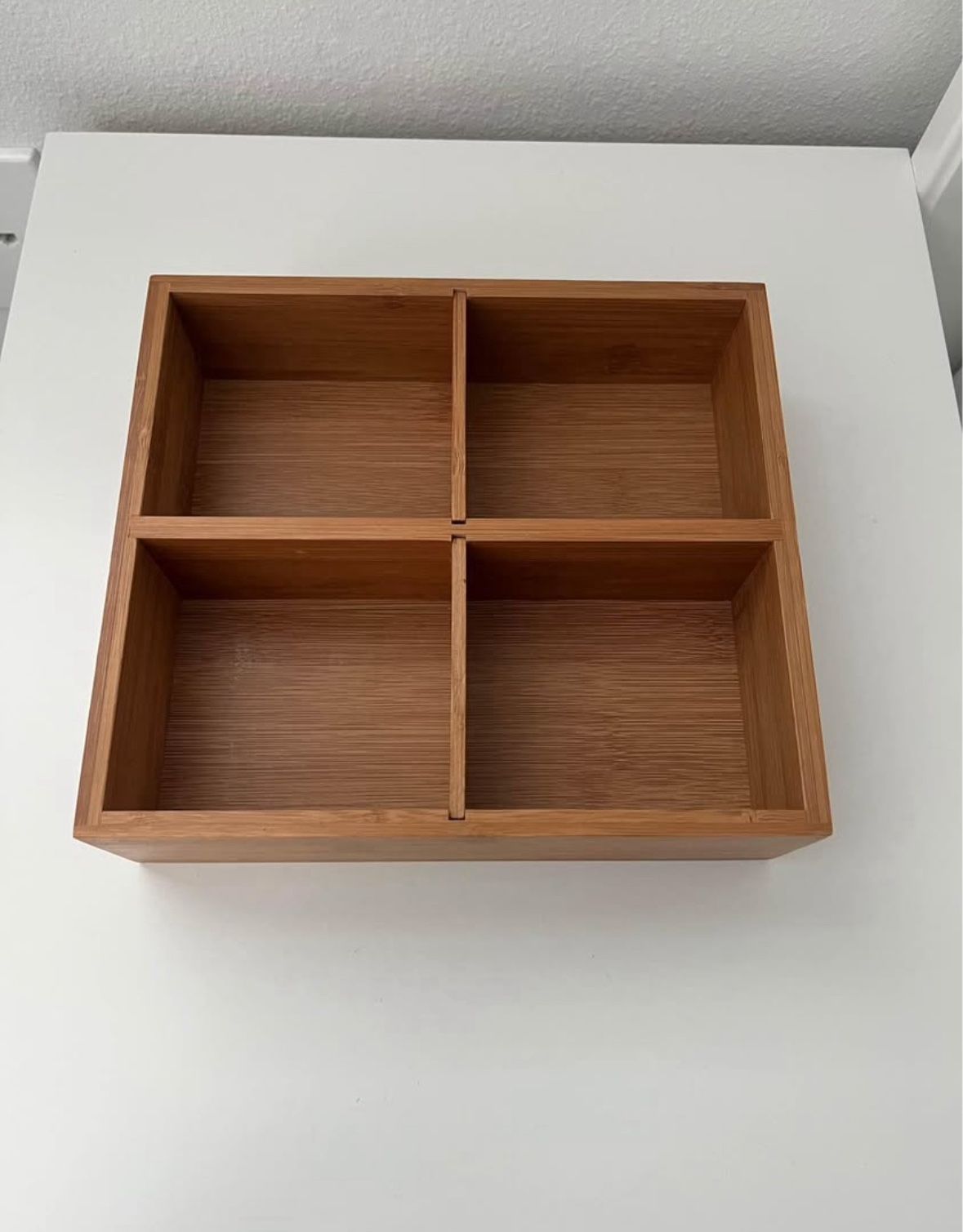 wooden storage box container