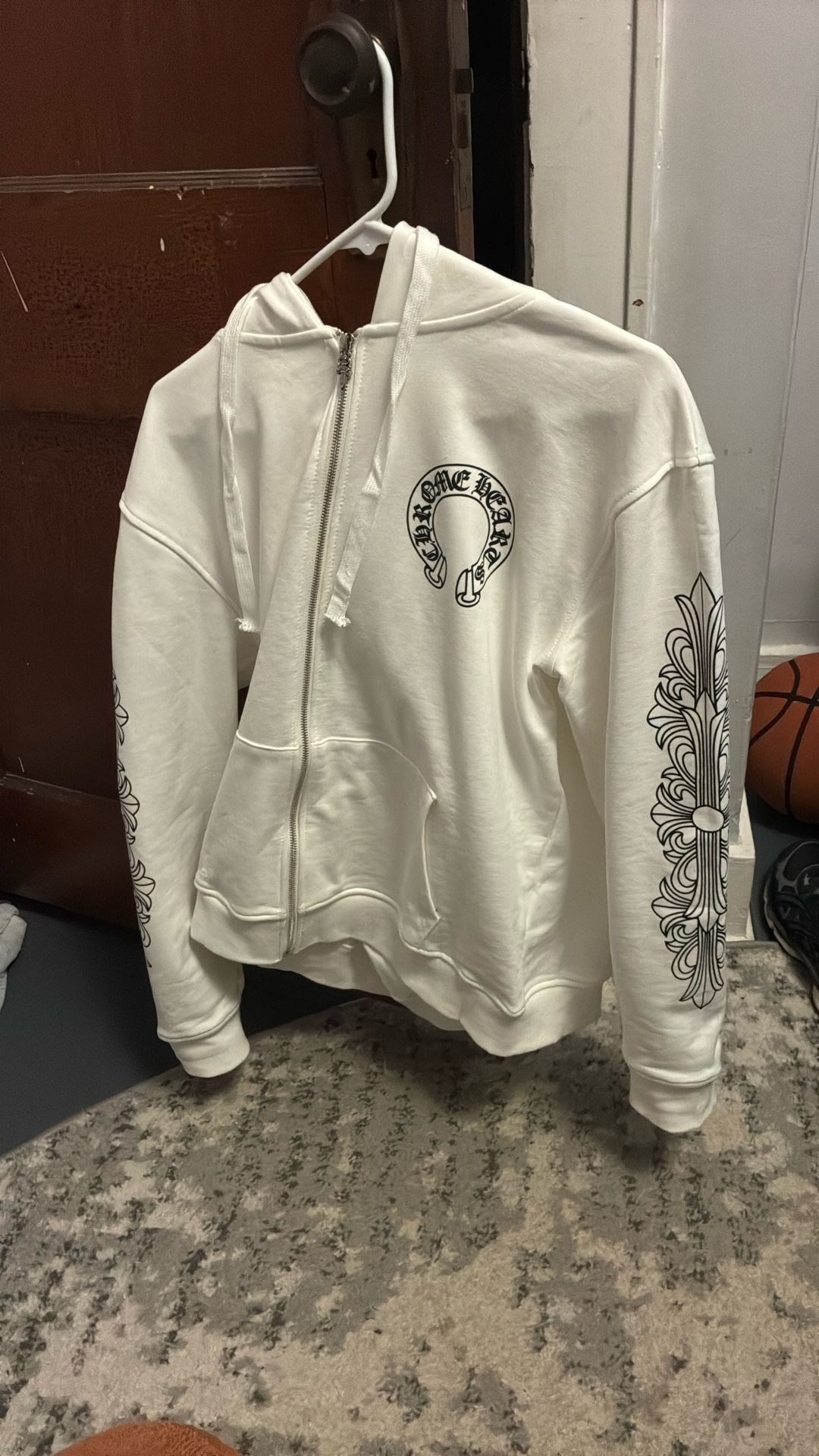 chrome hearts zip up 