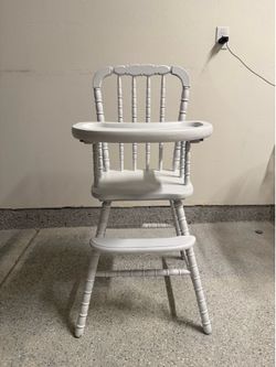 Vintage White High Chair