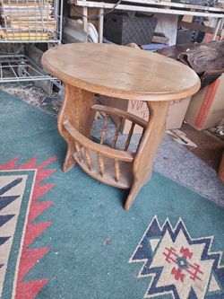 Vintage Magazine Table