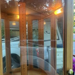 Lighted curio Shelf