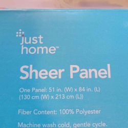 Sheer Curtain Panels