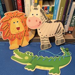 HABA Wooding Threading Kids Baby Toy Game 