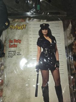 Spirit Halloween Police Officer Costume Large