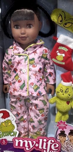 My Life As Poseable Grinch Sleepover 18 inch Doll