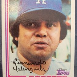 Fernando Valenzuela Topps 82 Card#510
