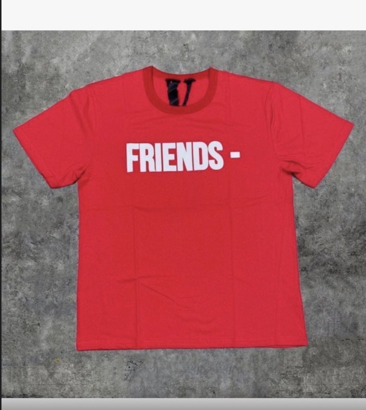 V Lone Friends Tee Red Shirt, White Lettering Never been worn.