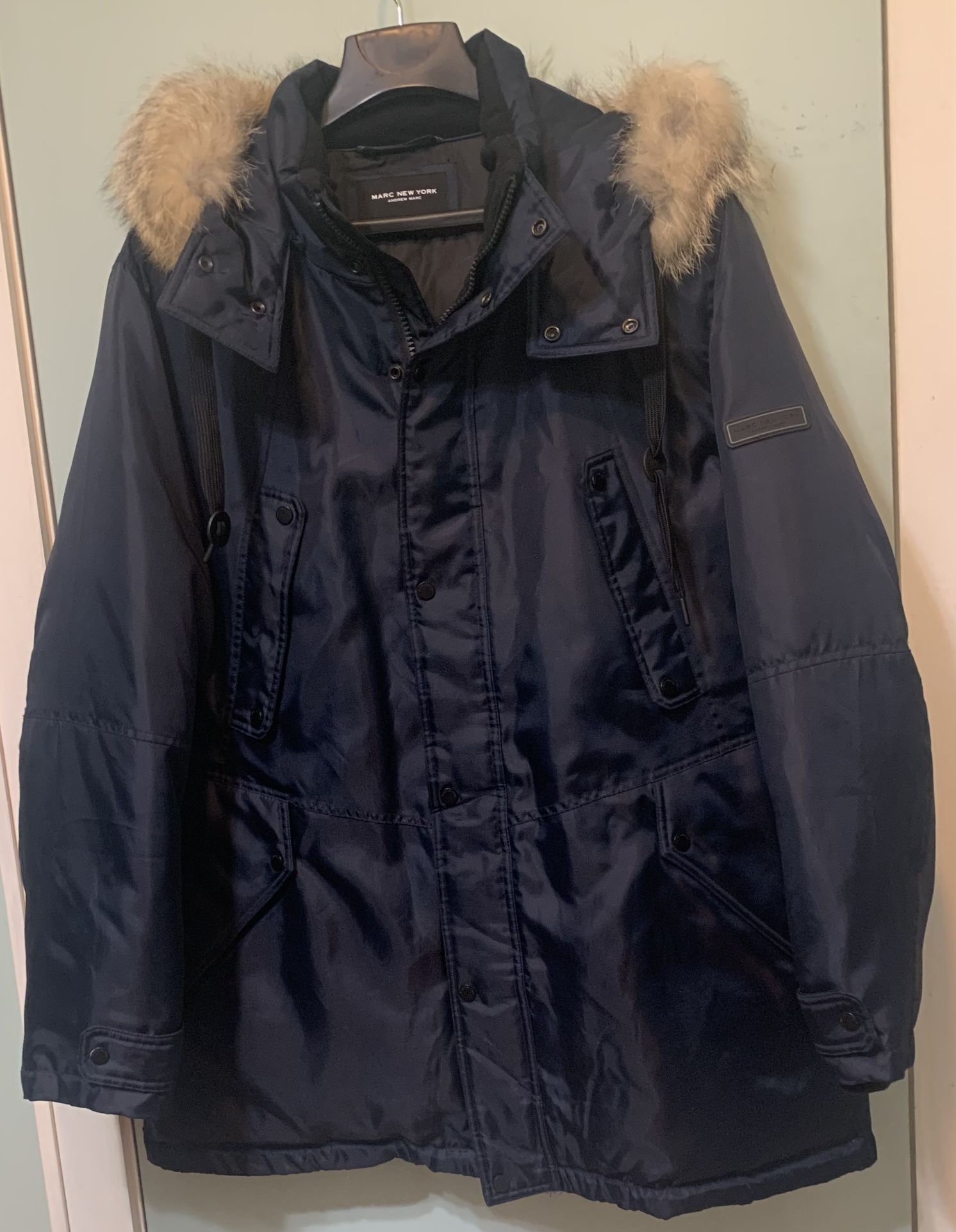 Marc New York by Andrew Marc Down Parka w/ Fur Collar