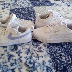Nike Size 10.5c Toddler And Puma Size 13c Toddler $25 Each 