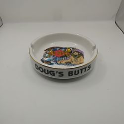 Vintage Las Vegas 'Doug's Butts' Ceramic Ashtray