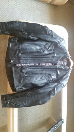 FirstGear Leather Motorcycle Jacket